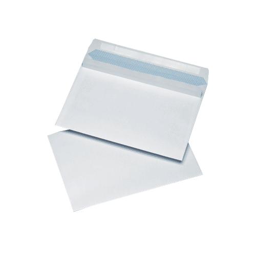 500 White C5 Non Windowed Self Seal Envelopes