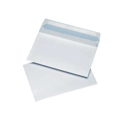 500 White C5 Non Windowed Self Seal Envelopes